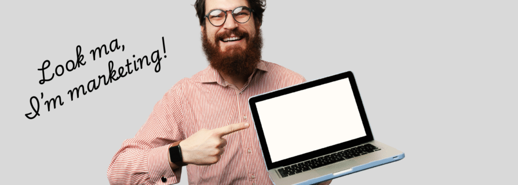 Author book marketing illustration